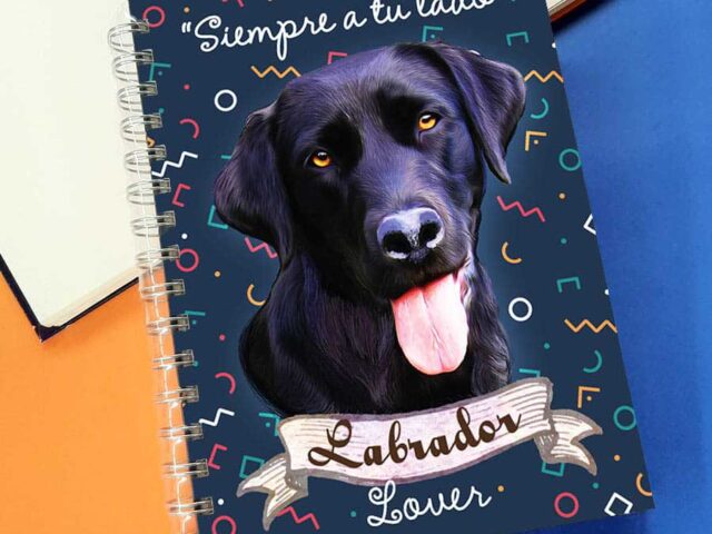 Cuaderno A5 Labrador Negro