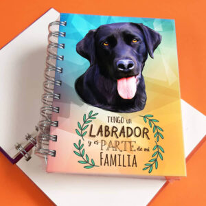 Libreta A6 Labrador negro
