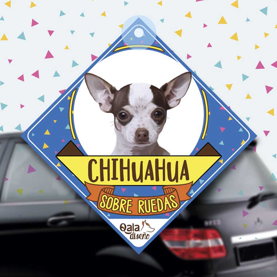 Colgante de auto de perro raza Chihuahua