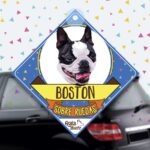 Colgante de auto de perro raza Boston