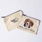 Monedero bordado beagle