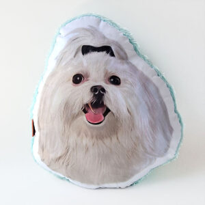 Almohada Decorativa - Perro Bichón Maltés