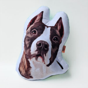 Almohada Decorativa - Perro Pitbull - Imagen 1