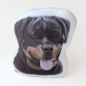 Almohada Decorativa - Perro Rottweiler
