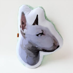 Almohada Decorativa - Perro Bull Terrier