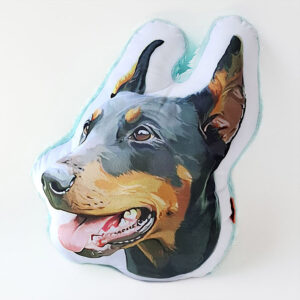 Almohada Decorativa - Perro Doberman